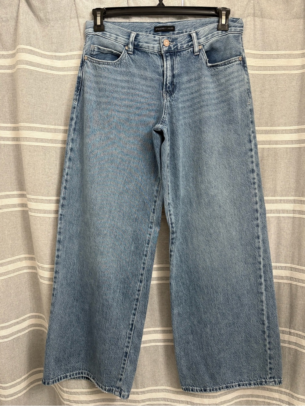 Sincerely Jules Wide Leg Mid Rise Jeans Size 9/29